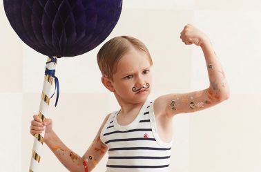 6 Tatouages temporaires Chiot et chien