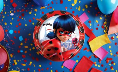 Assiettes Miraculous™ Ladybug - Lot de 8 pour Anniversaire
