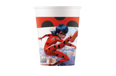 Gobelets Ladybug™ – Lot de 8 pour un anniversaire Miraculous™