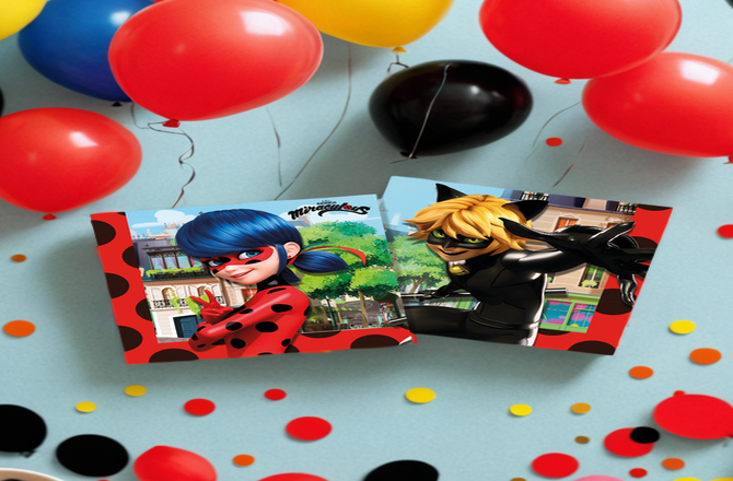 serviettes miraculous ladybug