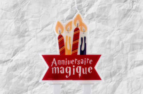 bougie d-anniversaire sorcier