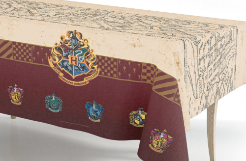 Nappe en papier carte du maraudeur 120x180 cm Harry Potter