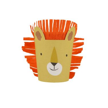 Gobelets Animaux de la Jungle – Lot de 8 – Meri Meri