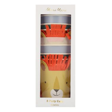 Gobelets Animaux de la Jungle – Lot de 8 – Meri Meri