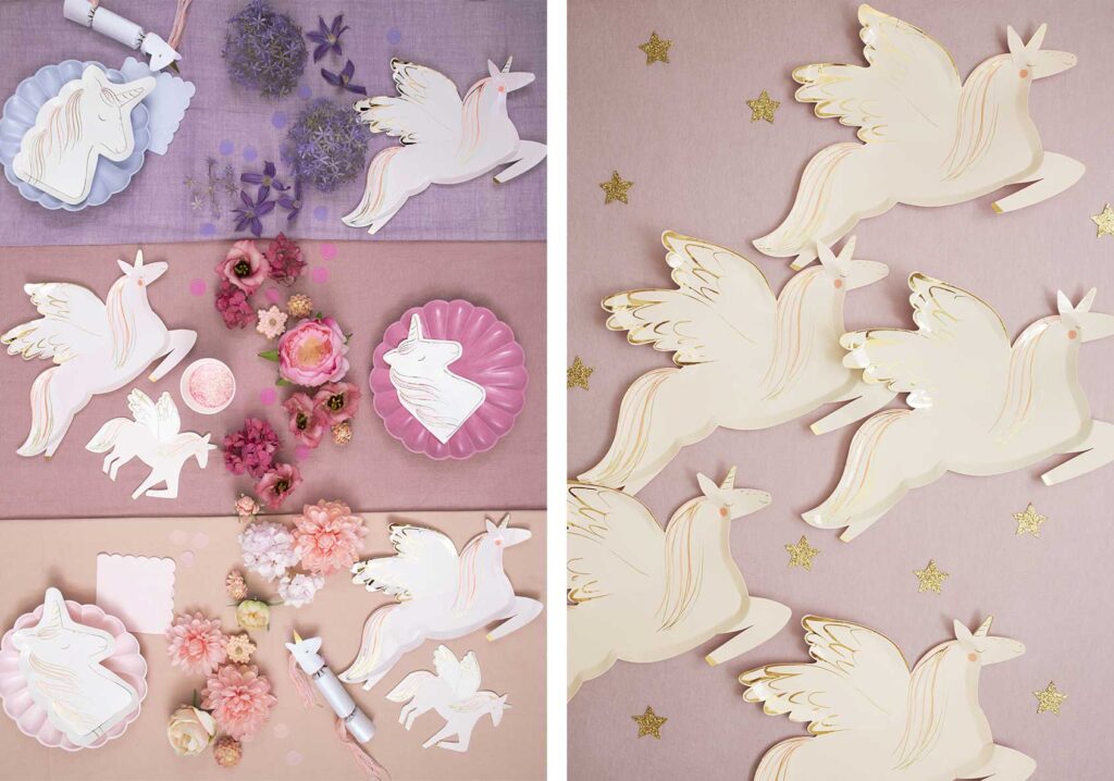Articles de deco theme licorne