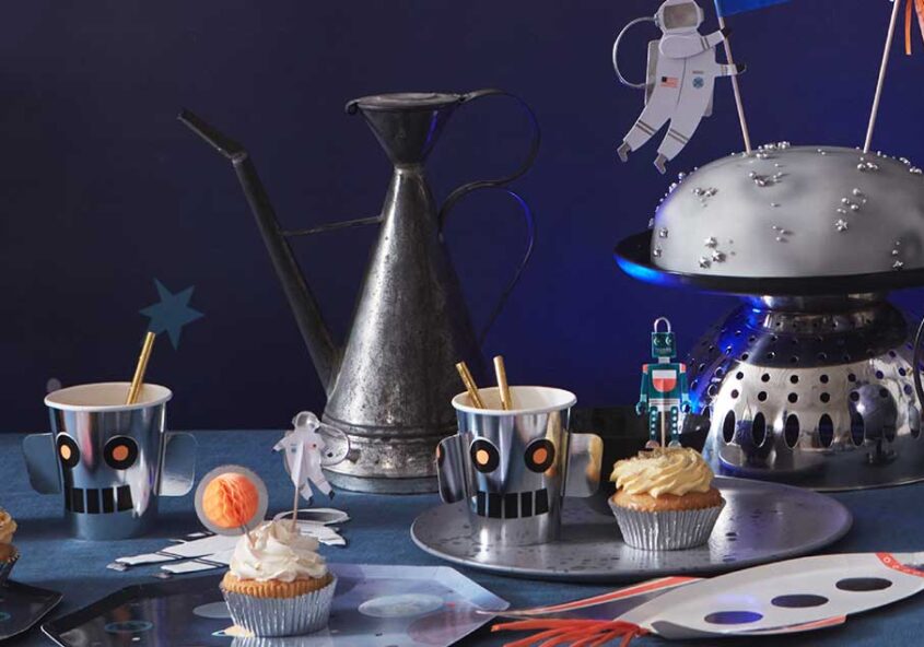 Table anniversaire astronaute
