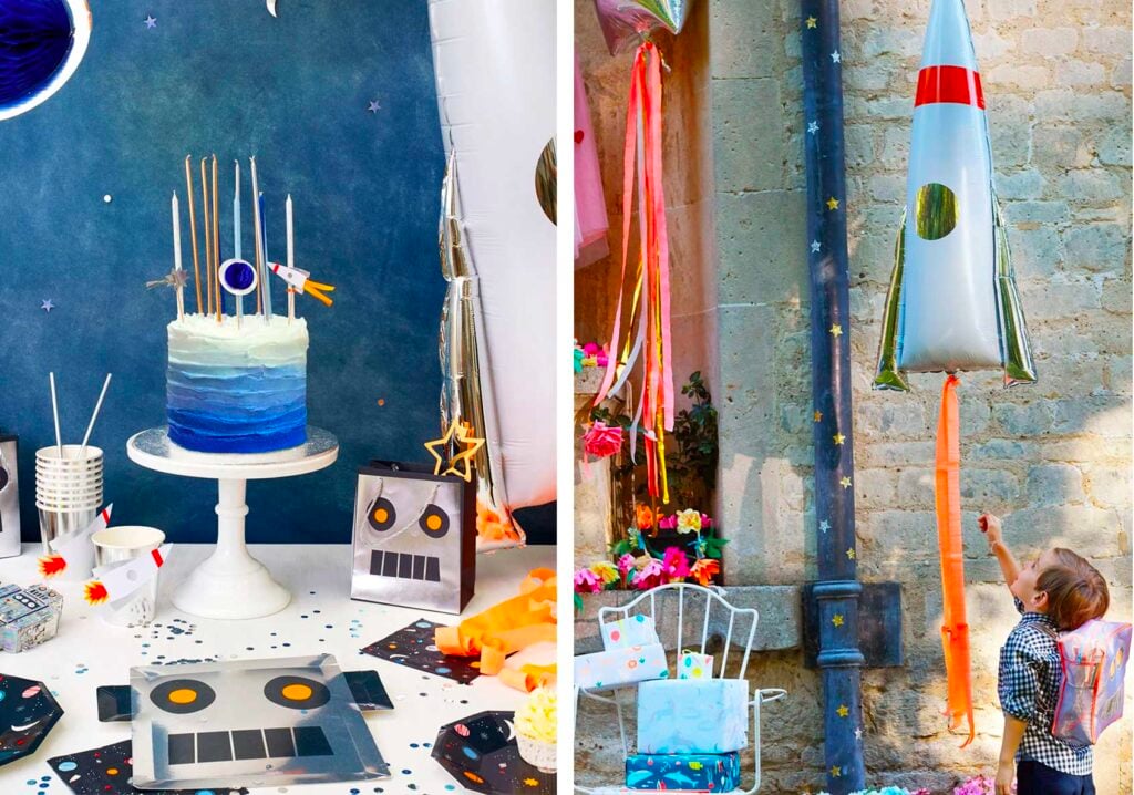 Deco anniversaire thème cosmonaute
