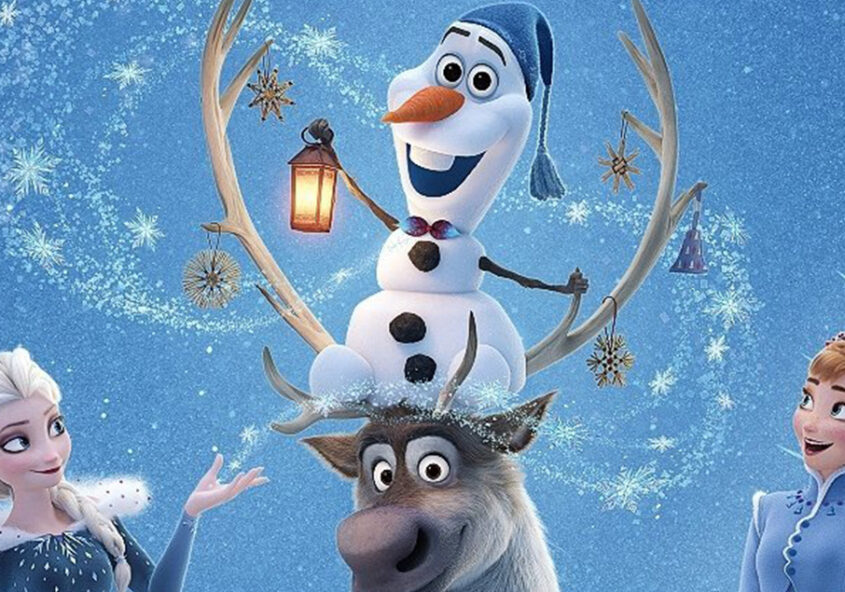Olaf avec Elsa et Annas