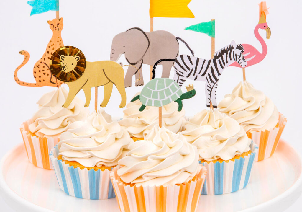 Régalez les papilles de vos invités avec des cupcakes inspirés de la jungle