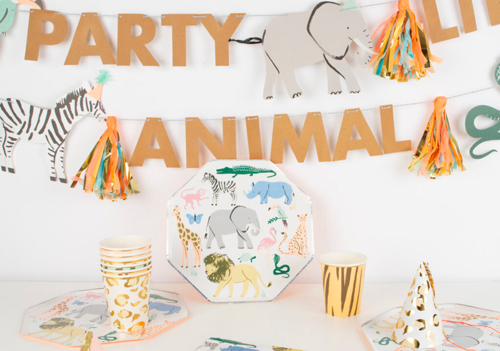 un anniversaire Safari et Animaux de la savane