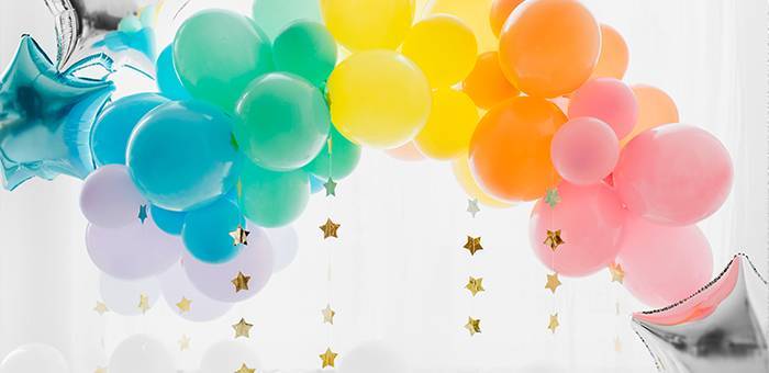 Ballons de baudruche unis gonflables écologiques