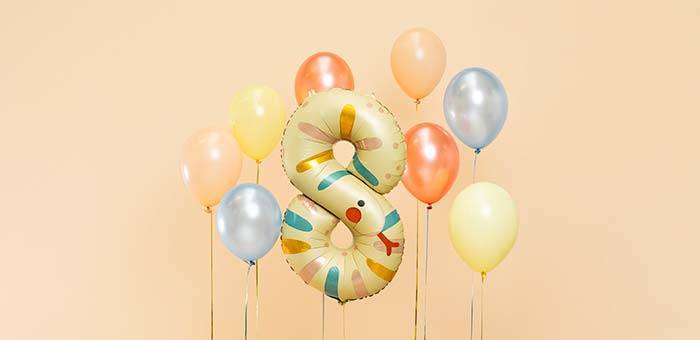 Fête d'anniversaire 8 ans : les meilleurs articles déco